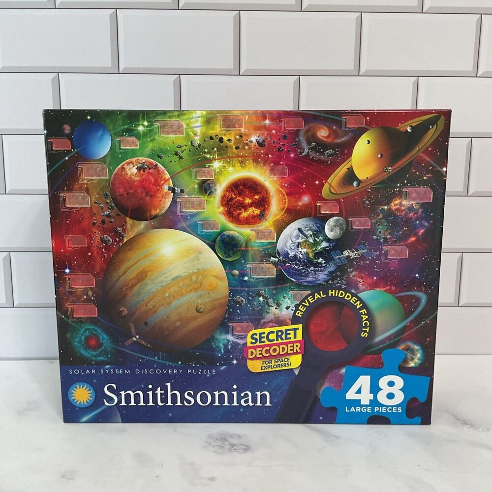 Puzzles Smithsonian Solar System Discovery Puzzle 48 pc Large 36"x24" Boys Girls